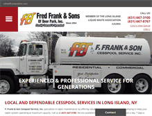 Tablet Screenshot of ffrankandson.com